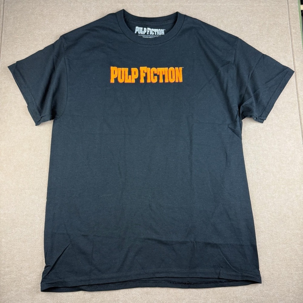 Pulp Fiction Shirt Mens Large Black Movie Graphic Dance Scene Film Tee